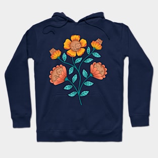 Cats flowers 2 Hoodie